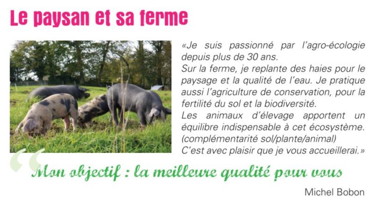 vente directe à le ferme Bazouges